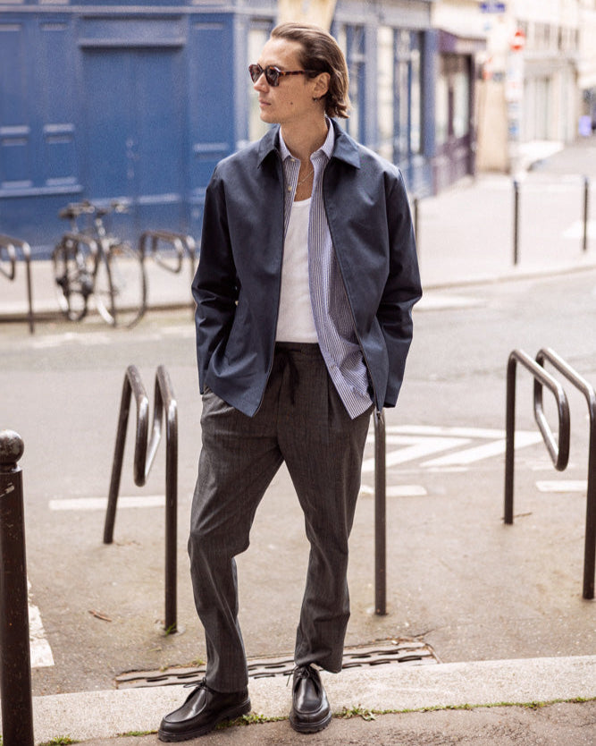 Coach Jacket Bleu Marine