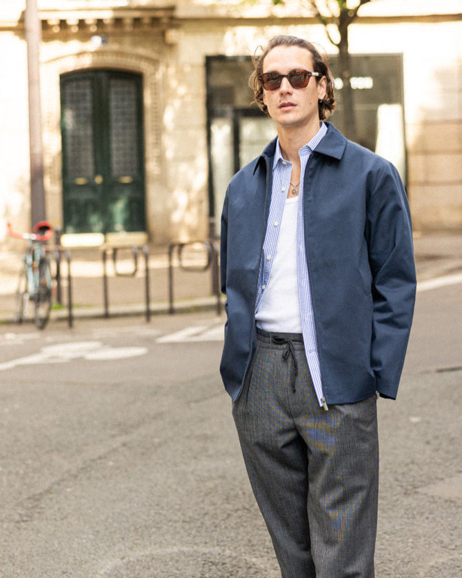 Coach Jacket Bleu Marine