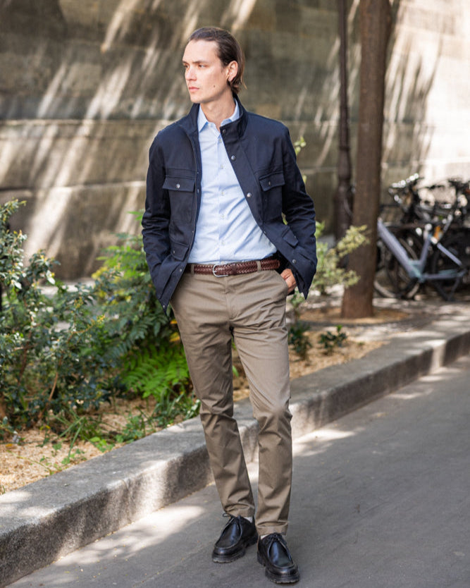 Pantalon chino kaki
