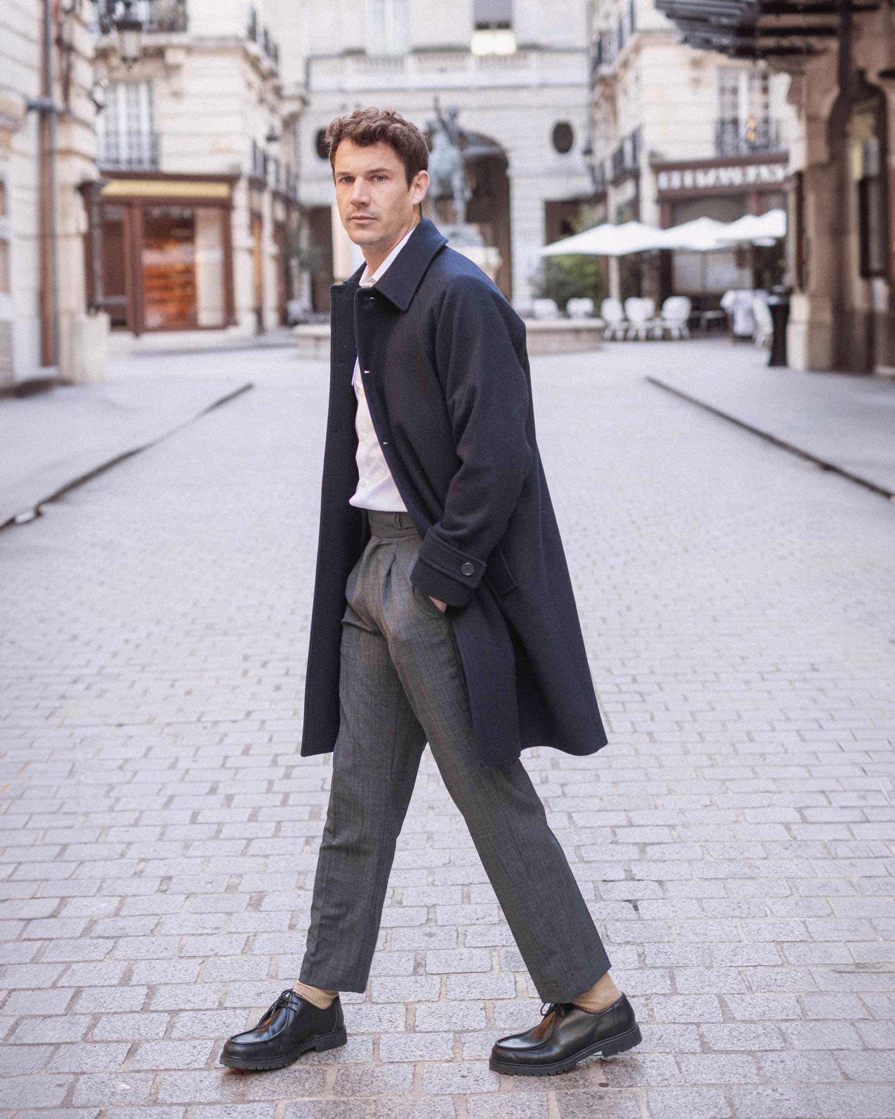 Mac en Laine Bleu Marine