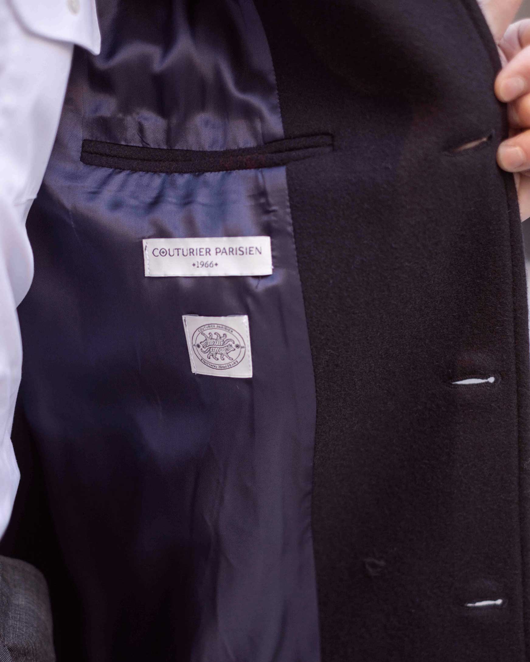 Mac en Laine Bleu Marine