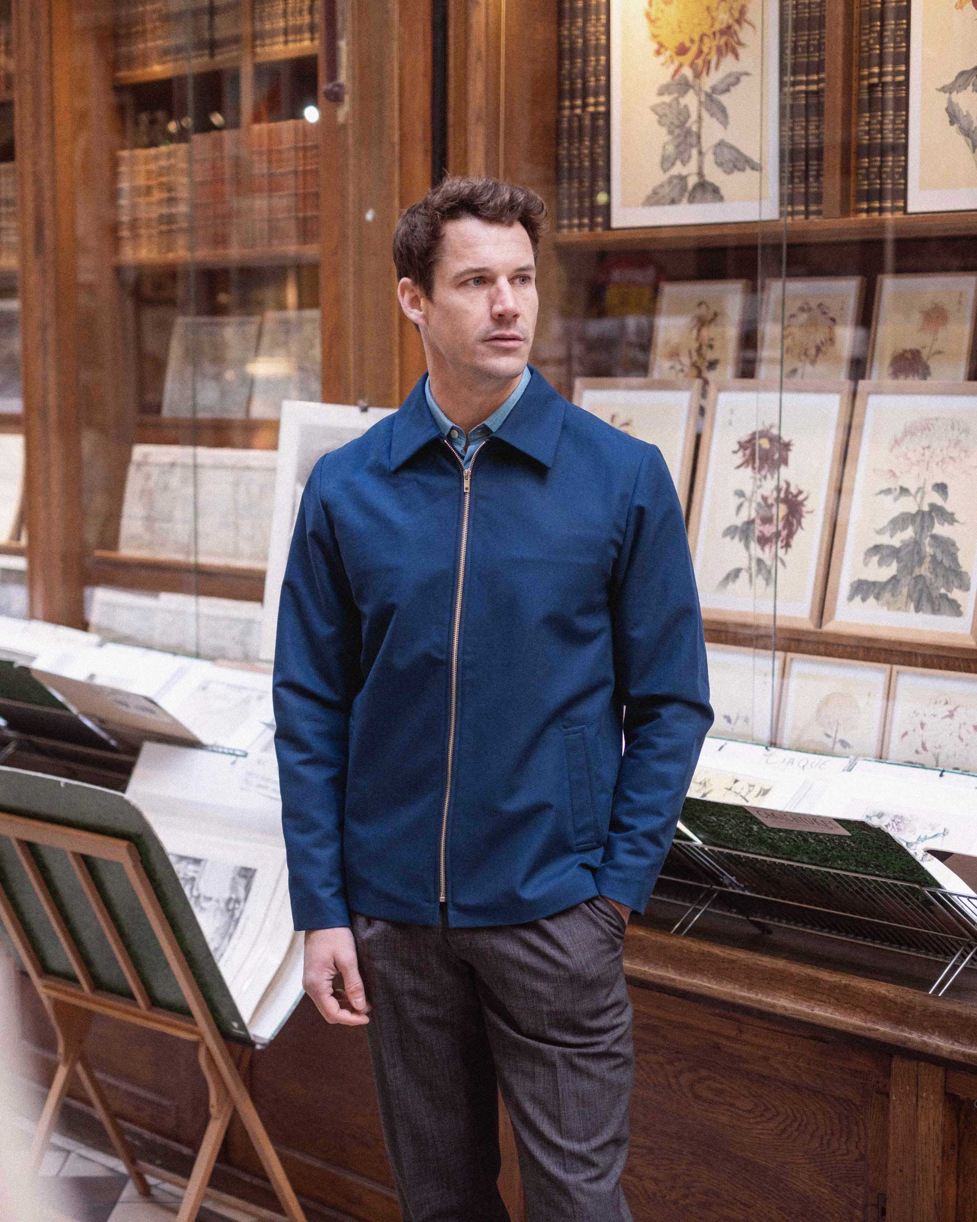 Coach Jacket Bleu Marine