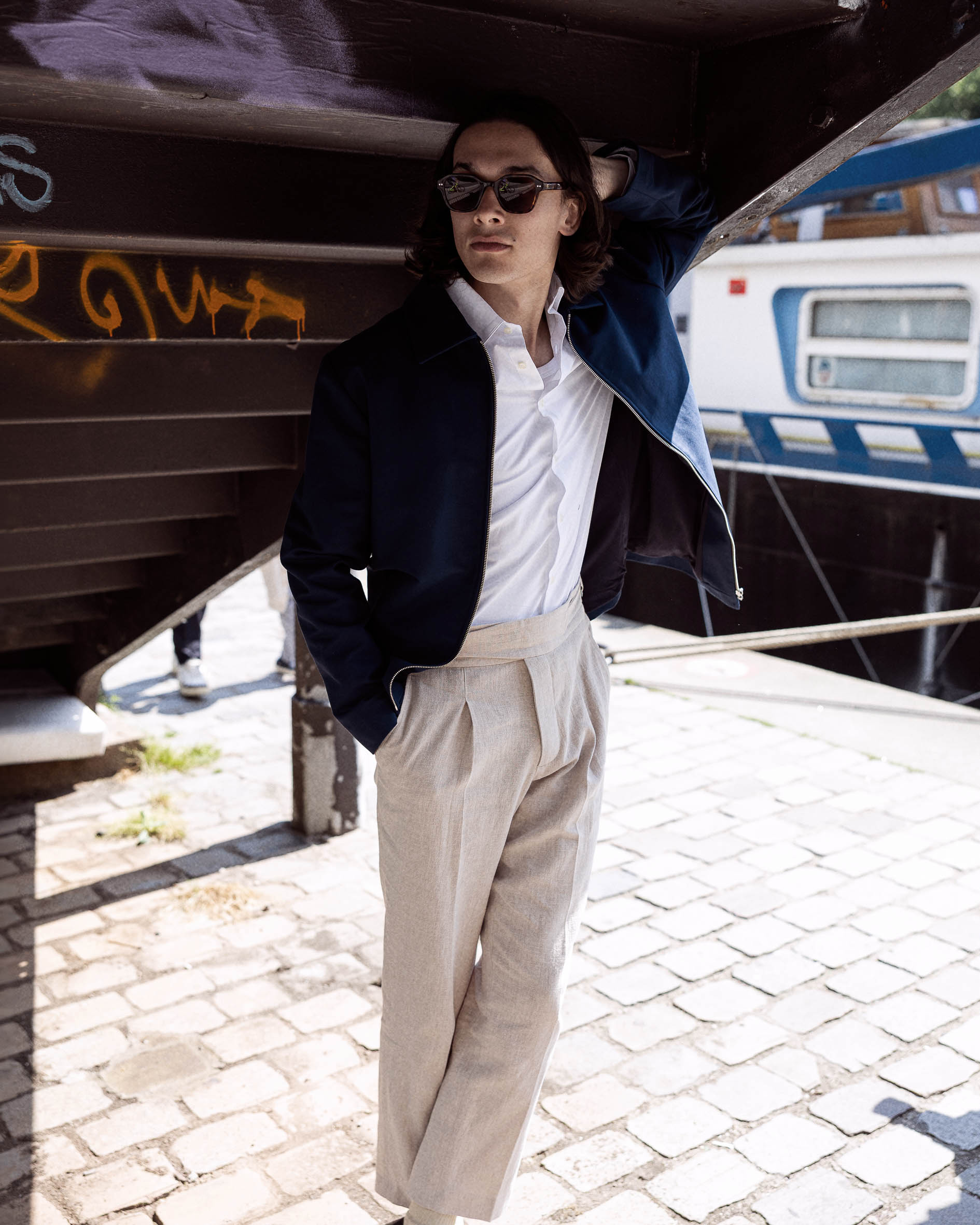 Coach Jacket Bleu Marine