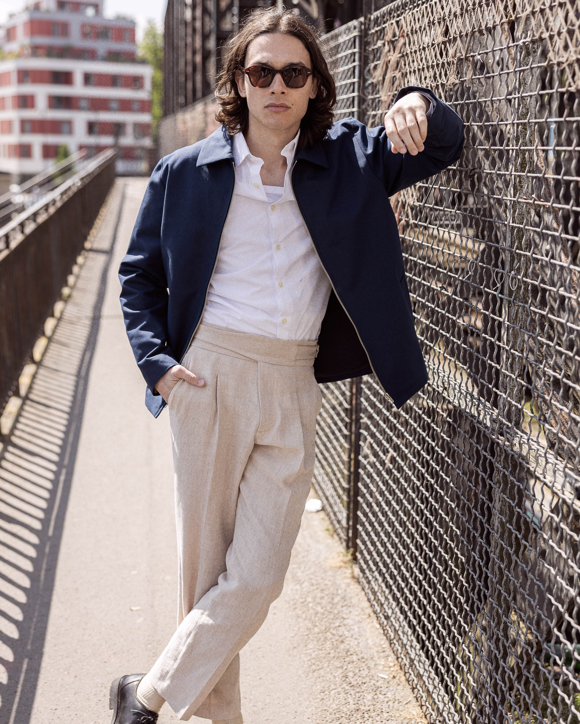 Coach Jacket Bleu Marine