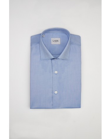 chemise homme de luxe haut de gamme : Chemise homme bleu oxford