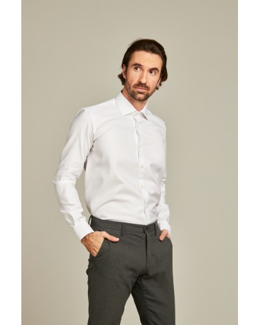 chemise homme de luxe haut de gamme : Chemise homme blanche
