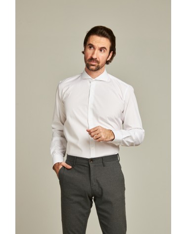 chemise homme de luxe haut de gamme : Chemise homme blanche classe