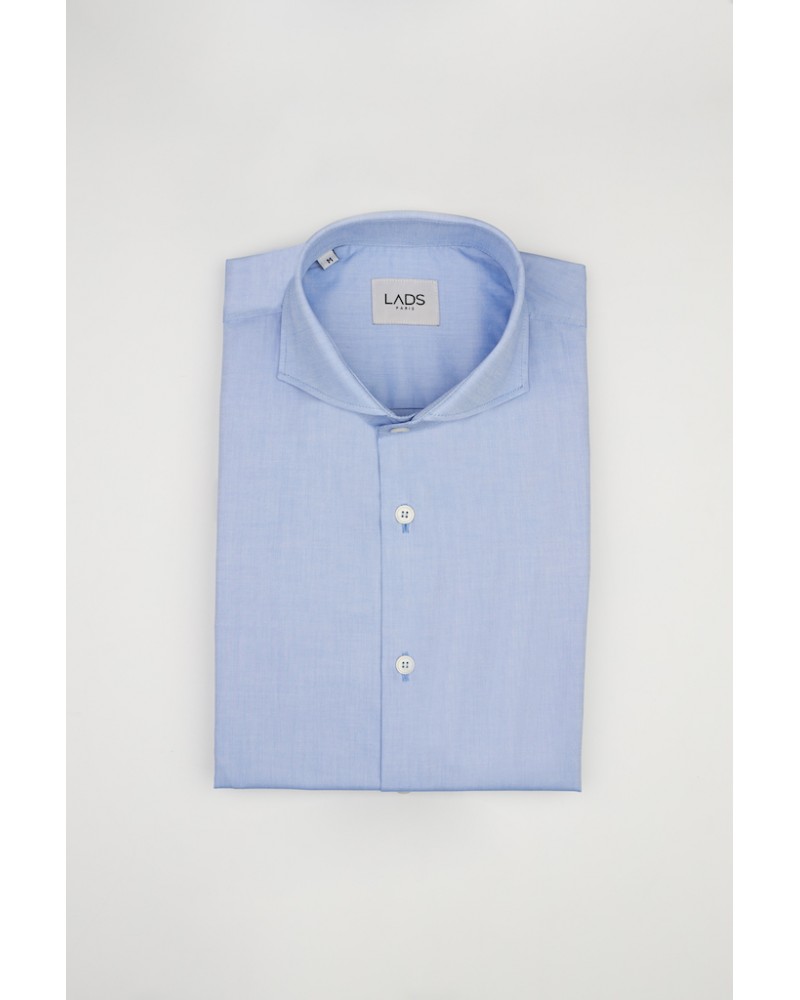 chemise homme de luxe haut de gamme : Chemise homme bleu royal Oxford
