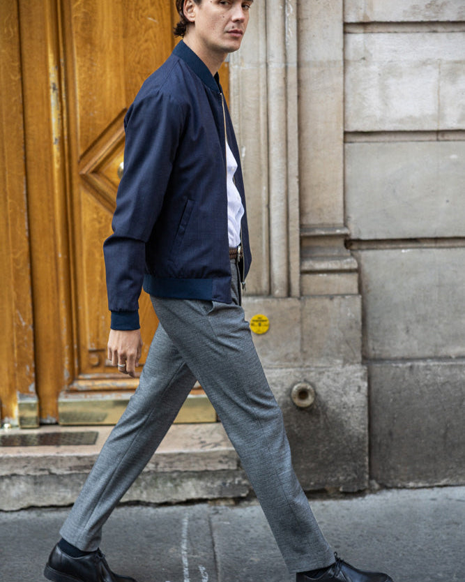 Pantalon de Costume en Jersey