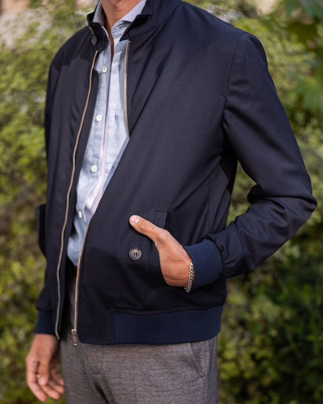 Harrington jacket navy