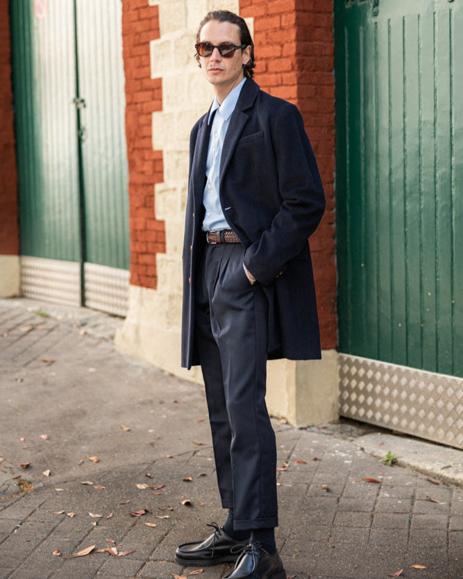 Long cashmere coat
