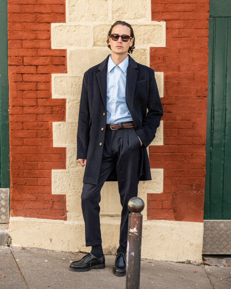 Long cashmere coat