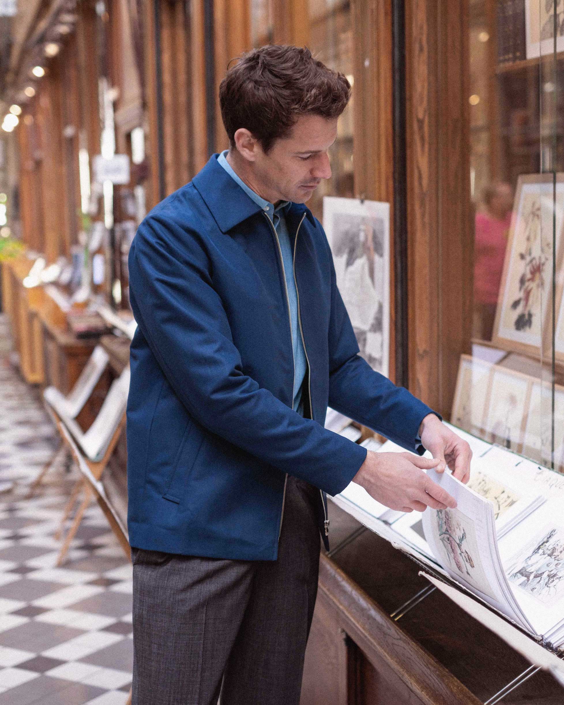 Coach Jacket Bleu Marine