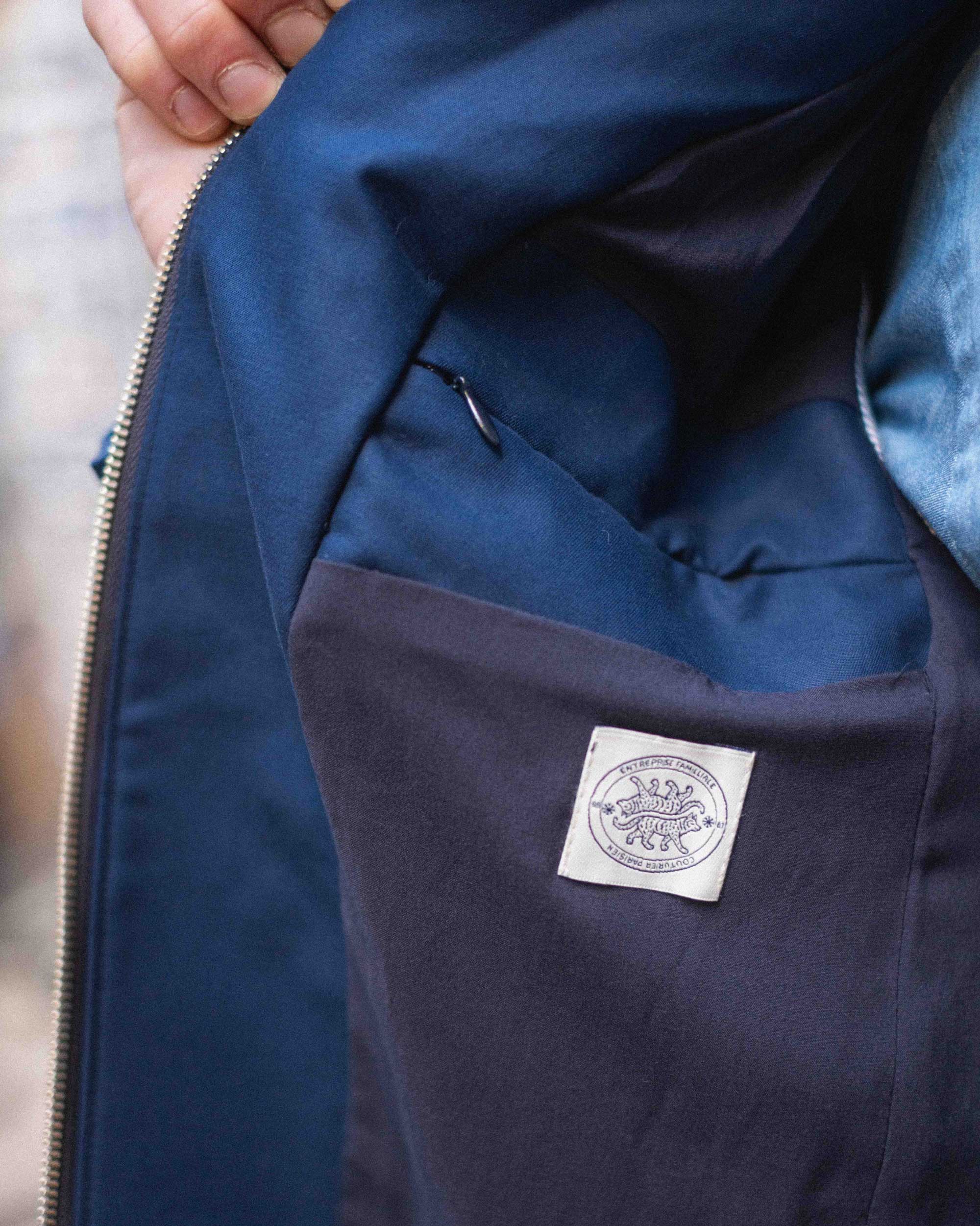 Coach Jacket Bleu Marine