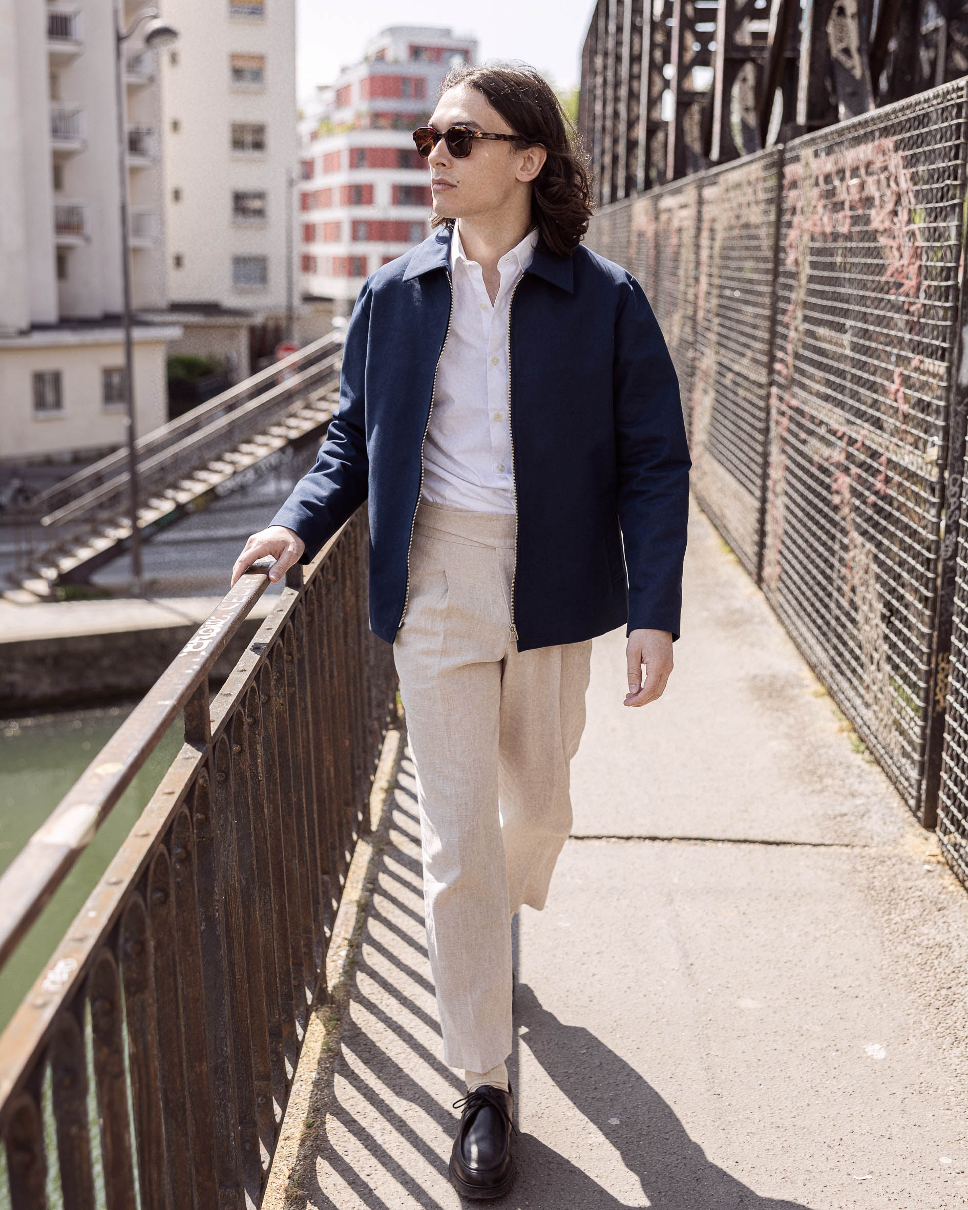 Coach Jacket Bleu Marine