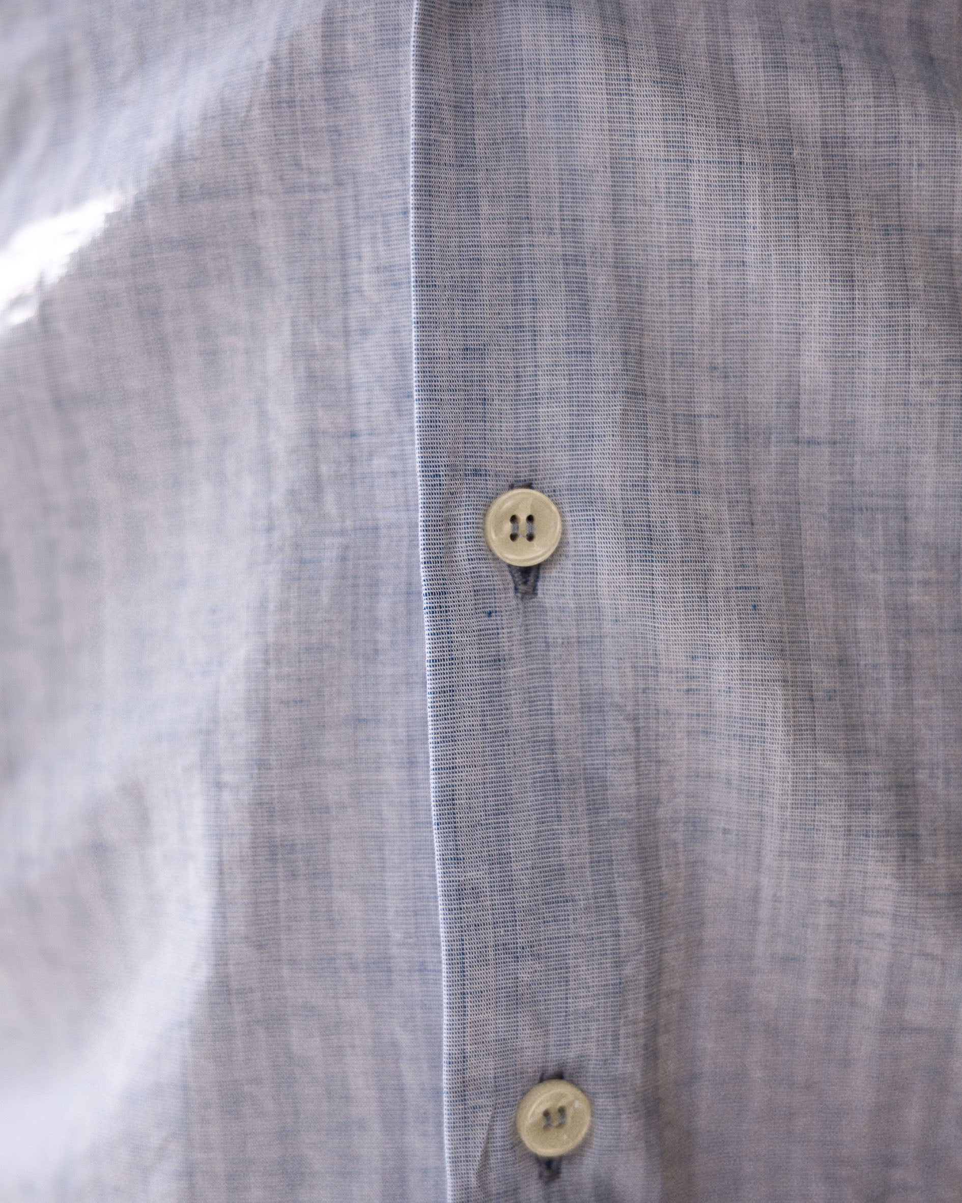 Chemise seersucker ton sur ton en Coton Col français