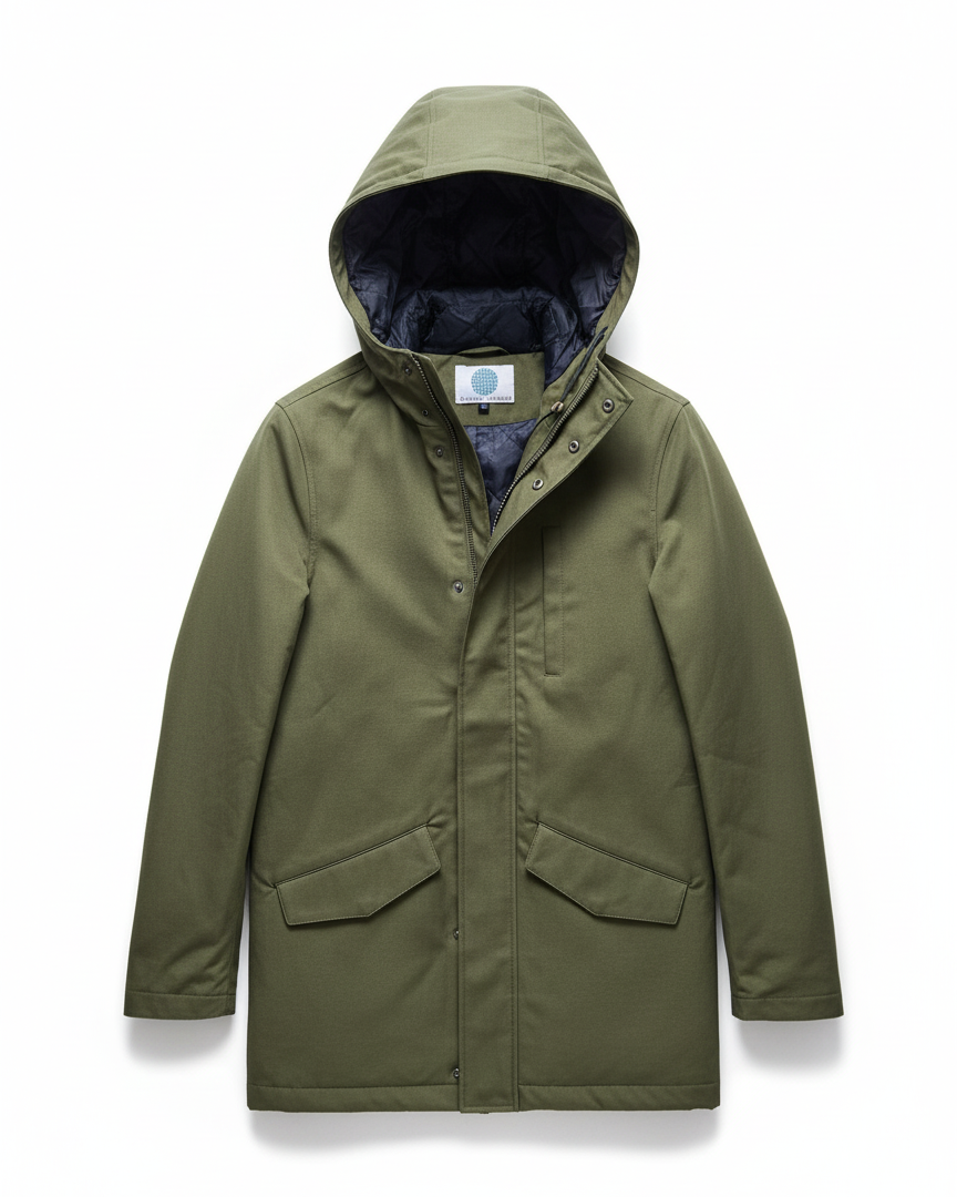 Parka imperméable Olive